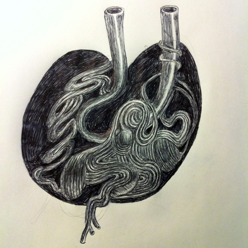 Ship to Gomorrah
Ink on paper.

Copyright © M. Larsson. All rights reserved.
