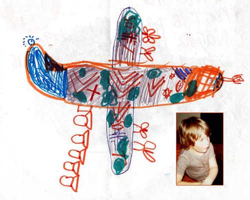 Military plane, 1970s
70s marker pens on paper.

Copyright © M. Larsson. All rights reserved.
