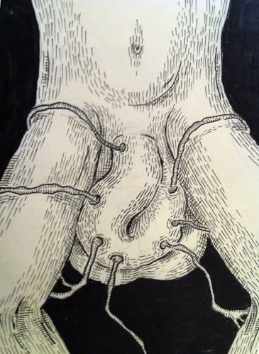 The condition
Ink on paper.

Copyright © M. Larsson. All rights reserved.
