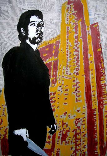 Self portrait in D-minor (Sold)
Mixed media on cardboard.

Copyright © M. Larsson. All rights reserved.
