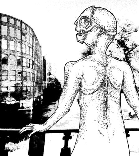 Lucifer arrives in Norrköping, Sweden
Ink on paper.

Copyright © M. Larsson. All rights reserved.
