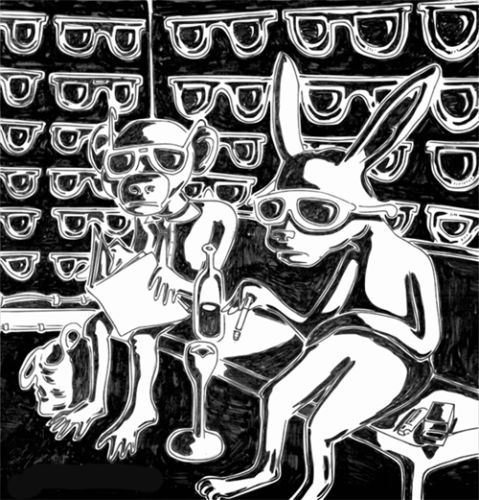 At the opticians
Ink on paper.

Copyright © M. Larsson. All rights reserved.
