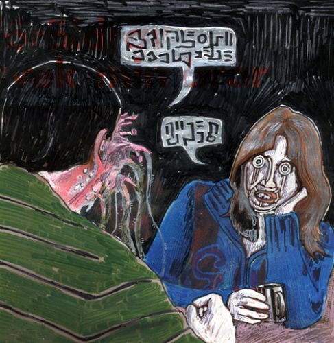 Me and my psychologist
Ink and markers on newspaper.
Original for sale: $700

Copyright © M. Larsson. All rights reserved.

